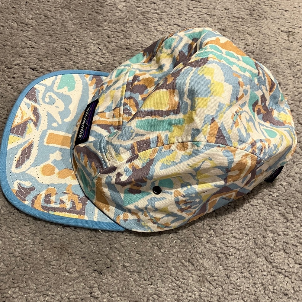 Patagonia Abstract Blue and Brown Cap - Picture 6 of 6